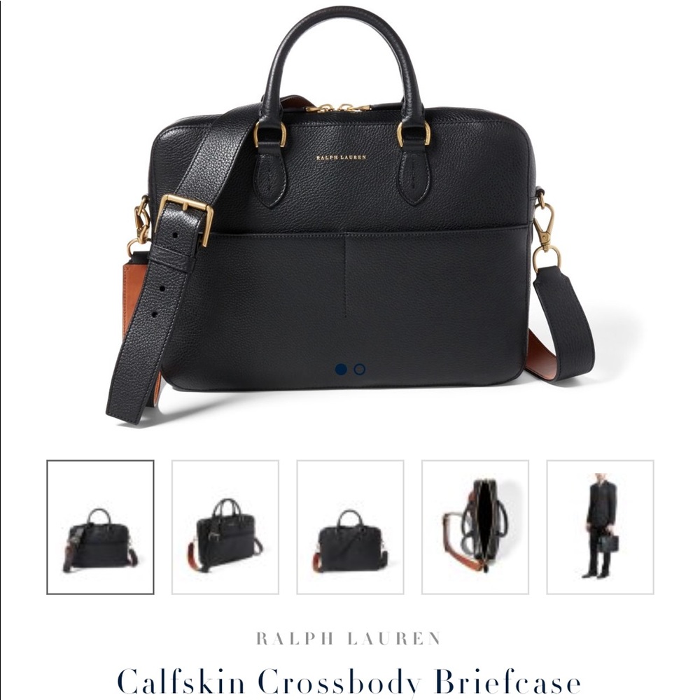 Calfskin Crossbody Beiefcase
